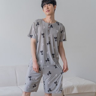 민트코코아 남성용 냉감 쿨 잠옷 상하의 세트