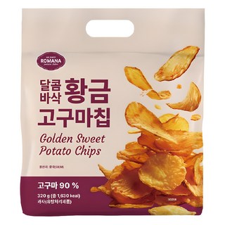 로마나 황금 고구마칩, 1개, 320g