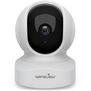 Wansview Q5 300만 화소 2K 베이비 모니터 무선 실내 방범 360도 감시 2.4G Wi-Fi 카메라 동작 감지 양방향 음성 녹화 가능