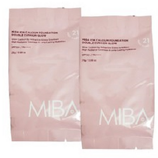 미바 왕쿠션 시즌3 더블 왕쿠션 글로우 리필 1+1, 21호, 2개