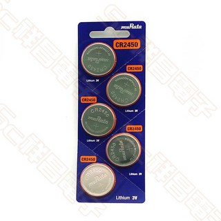 MuRata 村田 專業用鈕釦型鋰電池 3V CR2450 (1入), 1個