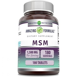 어메이징 뉴트리션 엠에스엠 식이유황 1500mg Amazing Nutrition MSM, 상품선택, 1개, 180정
