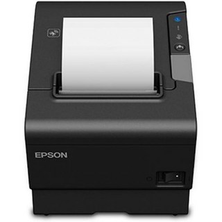 Epson TMT88VI 감열식 영수증 프린터 이더넷 USB 및 직렬 인터페이스 검정 PS180 전원 공급 장치 AC 케이블새 제품