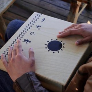 烏克時代 TODO 三合一旅行木箱鼓卡宏鼓 CAJON - 尼羅河, 1個, 科技桃花心