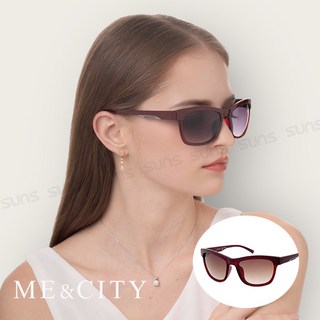 ME&CITY 義式戀語雙色太陽眼鏡 抗UV400 (ME 120026 E142)
