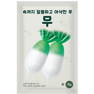 NH농우바이오 가을 김장무 씨앗 15g, 1개