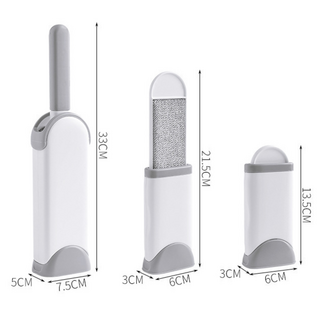 아뜨리 옷 털 보풀 먼지 제거기 돌돌이, 1세트, 대형+소형