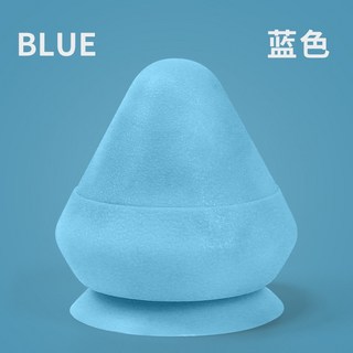 吸附式筋膜球 瑜珈按摩球 筋膜球 穴道按摩神器 肩頸腳底放鬆, 1個, 吸附式藍色, 吸附式藍色