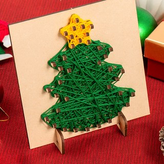 크리스마스만들기 스트링아트키트 DIY 겨울 학교 단체 교회선물, 트리