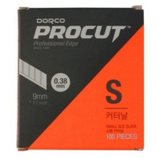 도루코 프로컷 커터 리필 칼날 S 100p, 5개