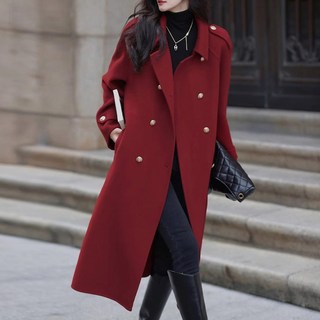 대박난박양 트렌치 모직 롱코트(세일)