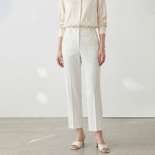 큐즈 여성용 구김 방지 스판 하이웨스트 슬랙스 2컬러 W5000