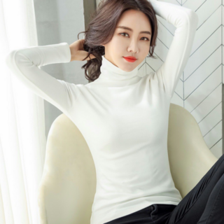 1+1 히트텍 목폴라 슬림핏 하이넥 스판 긴팔 봄 가을 겨울 언더웨어 의류