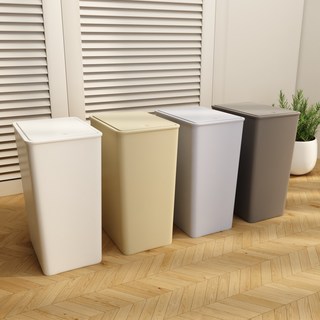 파스텔 원터치 휴지통 10L 욕실 슬림 소형 미니 화장실 쓰레기통, 스카이블루, 1개