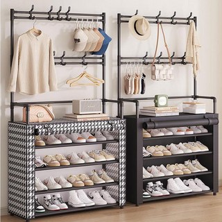 홈캠 슈트 현관 커버형 가방 옷걸이 오디오 노트북 행거 의류 외투 신발, 블랙