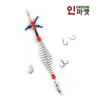 백경 숭어스프링 숭어 떡밥낚시용 바늘 채비 BK857, 1개