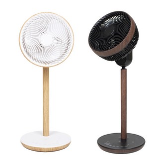 [TenTenPlus] 리모컨 서큘레이터 우드스타일/ 3D 입체바람 빠른 공기순환 AI 에코 서큘레이터/주변온도 감지/파비스