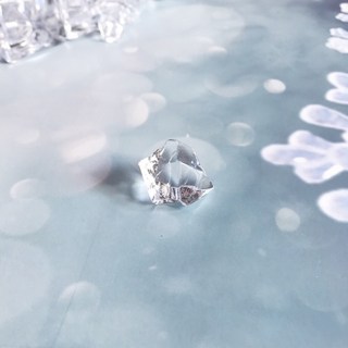 GXS仿真冰塊碎冰塊假冰塊塑膠冰塊拍照道具攝影道具【GXS拍照道具】, 1個, 不規則冰塊2.5cm. 1顆