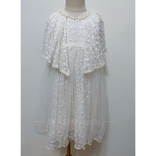 女童蕾絲洋裝買一送一 韓版設計感公主裙