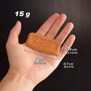 호환 Simulation Biscuits Artificial Cookie Decor Soda Crackers Model Decorative Models Pvc Food Fake, 02 3pc, 02 Deep Pink