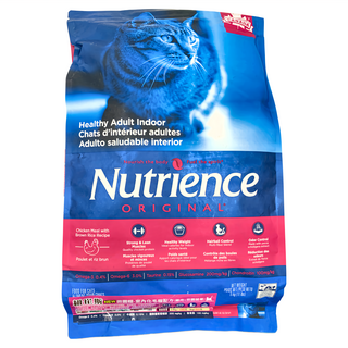 Nutrience 田園糧系列 全齡貓用 室內化毛配方乾飼料, 雞肉 + 田園蔬果, 5kg, 1袋