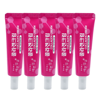 웰빙헬스 예쁜얼굴 콜라겐 크림, 5개, 25ml