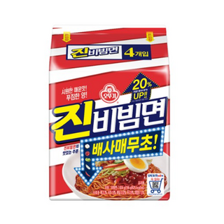 오뚜기 진비빔면 156g, 24개