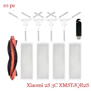 Xiaomi Mijia 로봇 진공 청소기 2S 3C Mi P 부품 XMSTJQR2S STYJ02YM 클리너 액세서리 용 Hepa 필터, 10 8