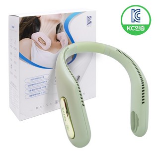 브리사 목에거는 휴대용 넥밴드 선풍기, SPC-NEF01, 민트