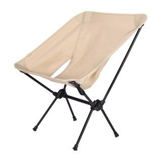 棒棒家居 月亮椅 露營椅 0.90KG, 卡其色 (4入內可超取/店取), 1個