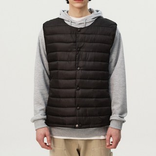 탑보이 남녀공용 라운드넥 웰론 경량 패딩 조끼 (SCC5681PT)