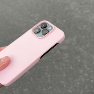 純色半包磨砂殼適用iPhone17promax防摔手機殼果粉12pro軟保護套