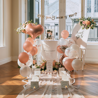 기념일 야외 프로포즈 장식