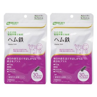 SSelect 血紅素鐵膠囊, 60顆, 2包
