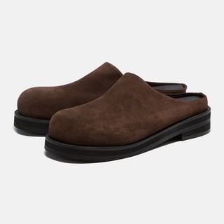 커스텀에이드 4cm 스웨이드 유니섹스 뮬 노아(CR0071SBR)