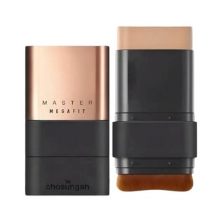 CHOSUNGAH 曹成雅 升級雙頭粉底棒 (金色 無暇絲絨/白色 陶瓷光澤) 附刷具, 01LIGHTBEIGE, 1個