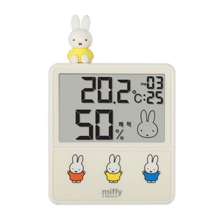 드레텍 미피 온습도계 시계기능 O-434, 1개