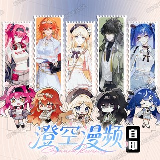 鳴潮 快閃店 周邊 卡提希婭 尤諾 仇遠 露帕 立牌, 1個, mc澄空漫頻全套10件背景雙插大立牌18cm/Q版7cm