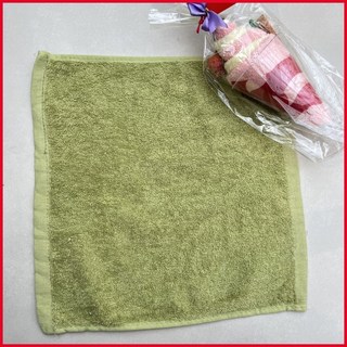 今治系列純棉冰激凌高顏值毛巾手帕全棉方巾禮品擦手新款加厚吸水, 1個, 顏色隨機,拍一發四（8）