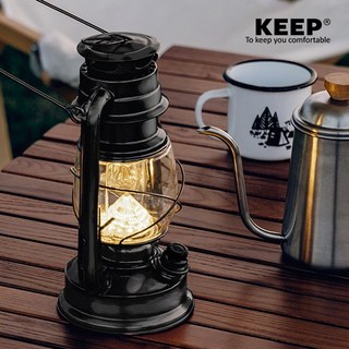 KEEP 캠핑 레트로 랜턴 감성캠핑 호롱불 야외등 차박 무드등 빈티지 감성랜턴, 랜덤발송