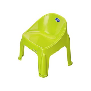 KEYWAY 聯府 RD718 大 QQ椅 兒童椅 塑膠椅 - 圓角安全設計，輕巧好搬動, 橘, 1個