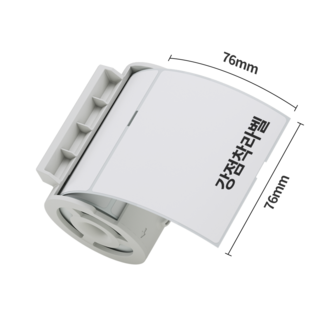 네모닉 강점착라벨 카트리지 3인치 (76x76mm 150장), 1개, MLC-3312S-STD