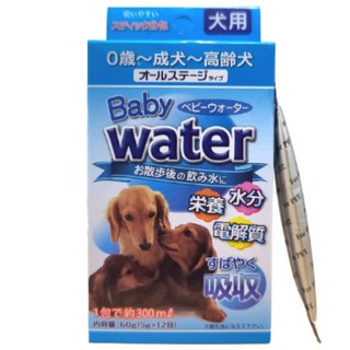 [코모] 반려견 전용 전해질 이온음료 베이비워터/애완견전용 비타민 이온음료/요료결석예방/비타민영양강화, 60g, 1박스