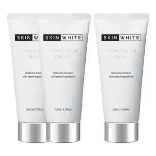 스킨화이트 임팩트 바디착색크림, 200ml, 3개