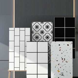 인테리어 포인트 스티커 방 거실 벽 꾸미기 데코, 30X30CM_블랙