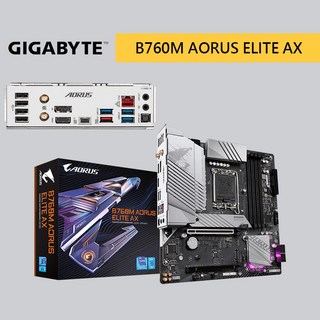 GIGABYTE技嘉 B760M AORUS ELITE AX 主機板 MATX/DDR5/1700腳位/D5 主板