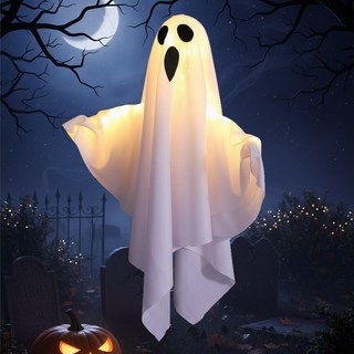 탐리프 할로윈 LED 유령 장식 전구 파티용품 소품, 1개, 화이트
