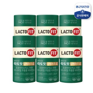 락토핏 당케어프로 6통 혈당케어 PBS 유산균, 30회분, 6박스