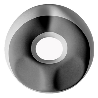 리브에어 메모리폼 치질 도넛방석 꼬리뼈 원형, 그레이, 1개