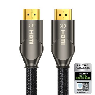 삼지 프리미엄 8K HDMI V2.1 인증 케이블 OEN, 2m, 1개